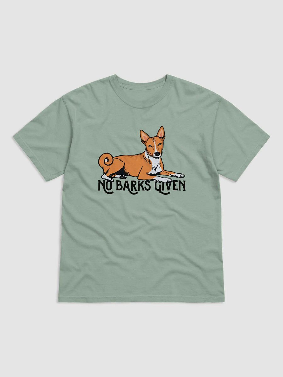 No Barks Given T-Shirt of a Basenji | Funny T-Shirt for Basenji Dog Paw-rents product image (4)