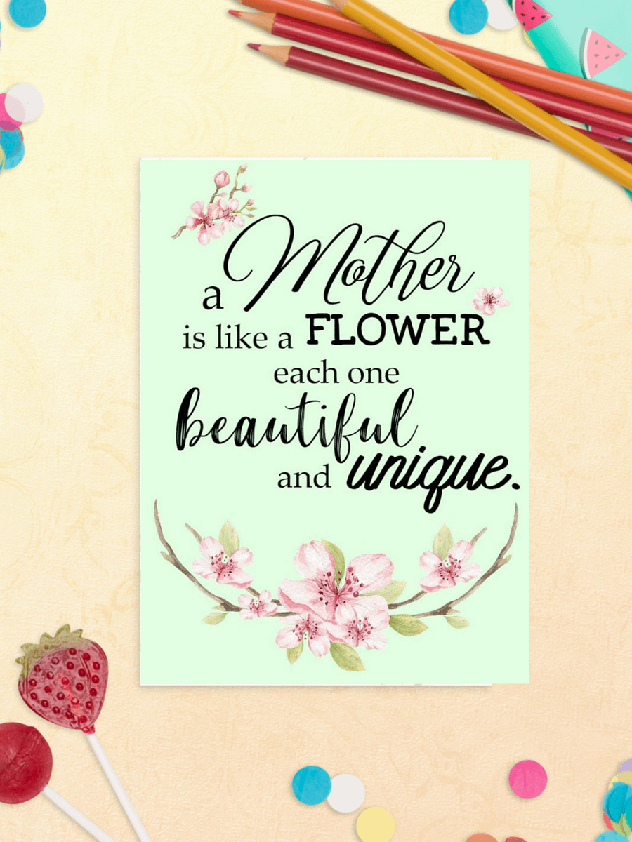 Mothersday Greeting Card - Printable Digital Download product image (2)