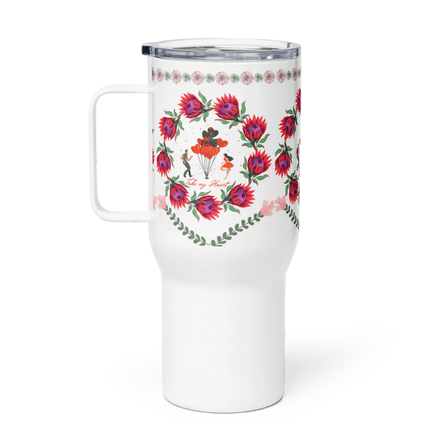 Floral Wreath Bliss Travel Mug product image (1)