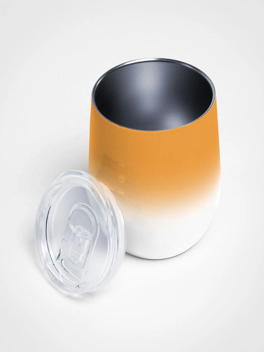 Wine tumbler - Orange gradient product image (3)