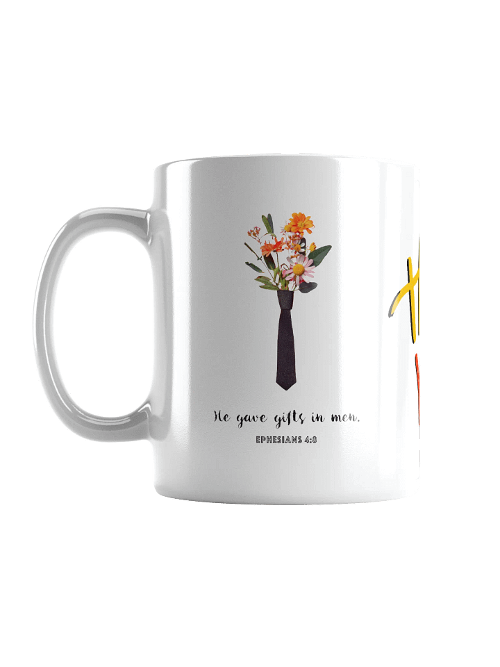 "He Gave Gifts in Men" | Ephesians 4:8 | Thank You Vibrant Thank You Bouquet Mug product image (2)