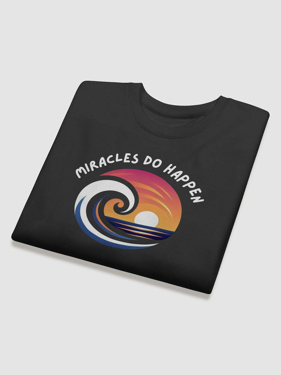 Sunset Wave Premium Sweatshirt | miracles do happen product image (36)