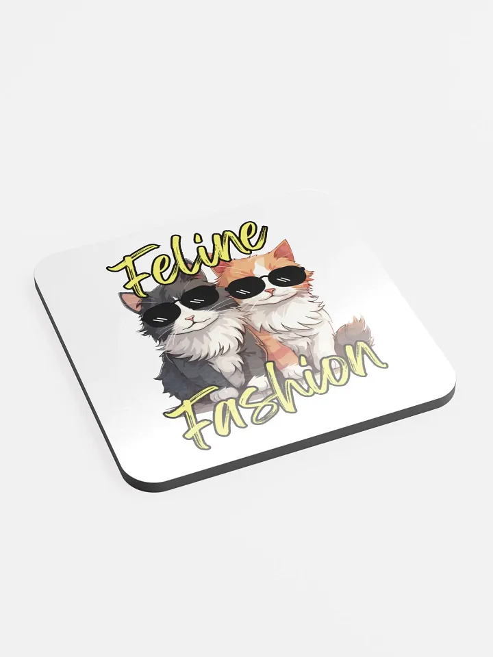 Feline Fashion Cool Cat Cork Coasters product image (2)