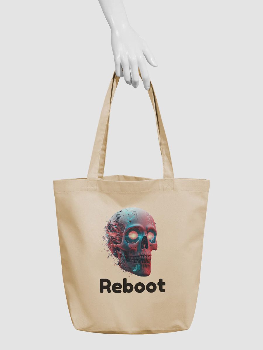 Reboot Cybernetic Skull Tote Bag product image (3)