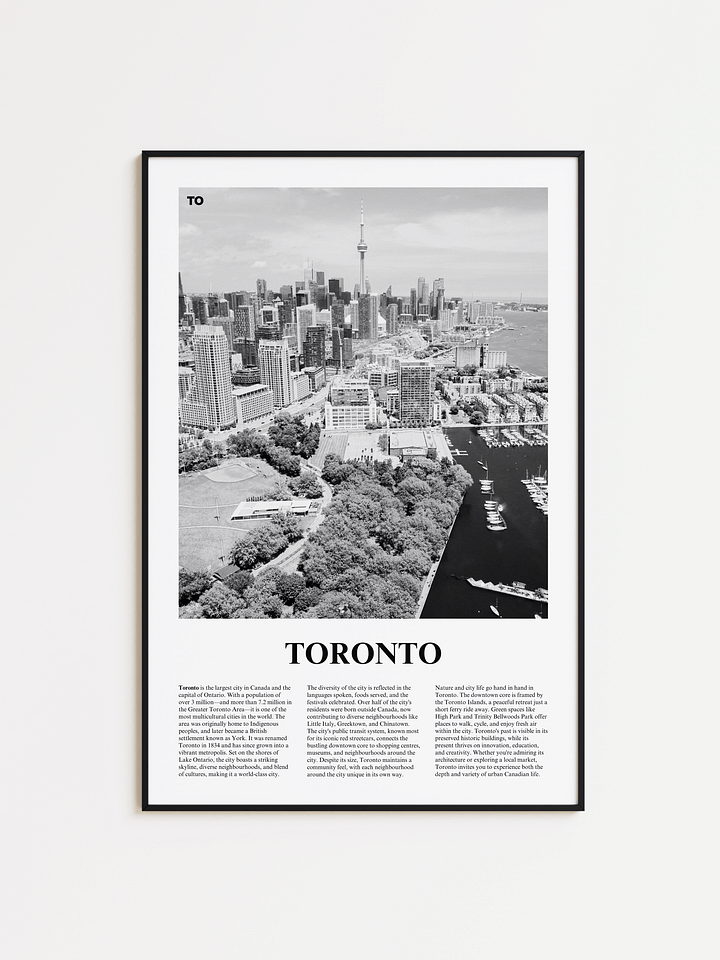 Toronto 02 Newspaper Poster product image (1)