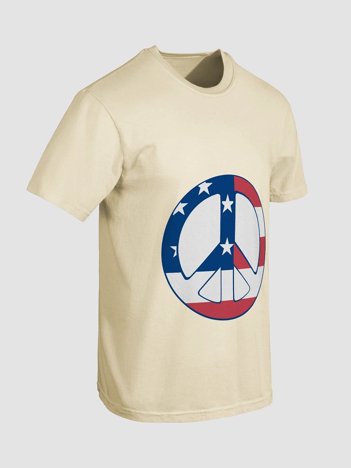 Peace T-Shirt Mens Creme product image (2)