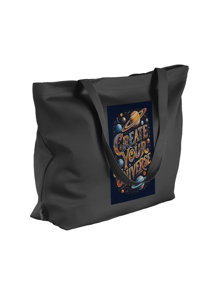 Create Your Universe – Organic Cotton Tote Bag (Wide) product image (4)