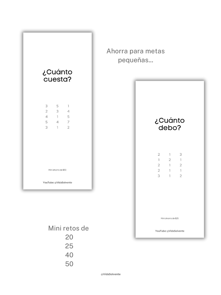 Reto de ahorro: PREGUNTAS (Paquete de 4) product image (2)