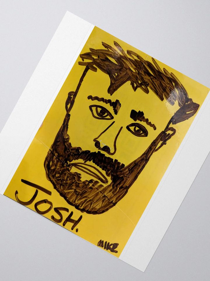 Josh Portrait Sticker product image (2)