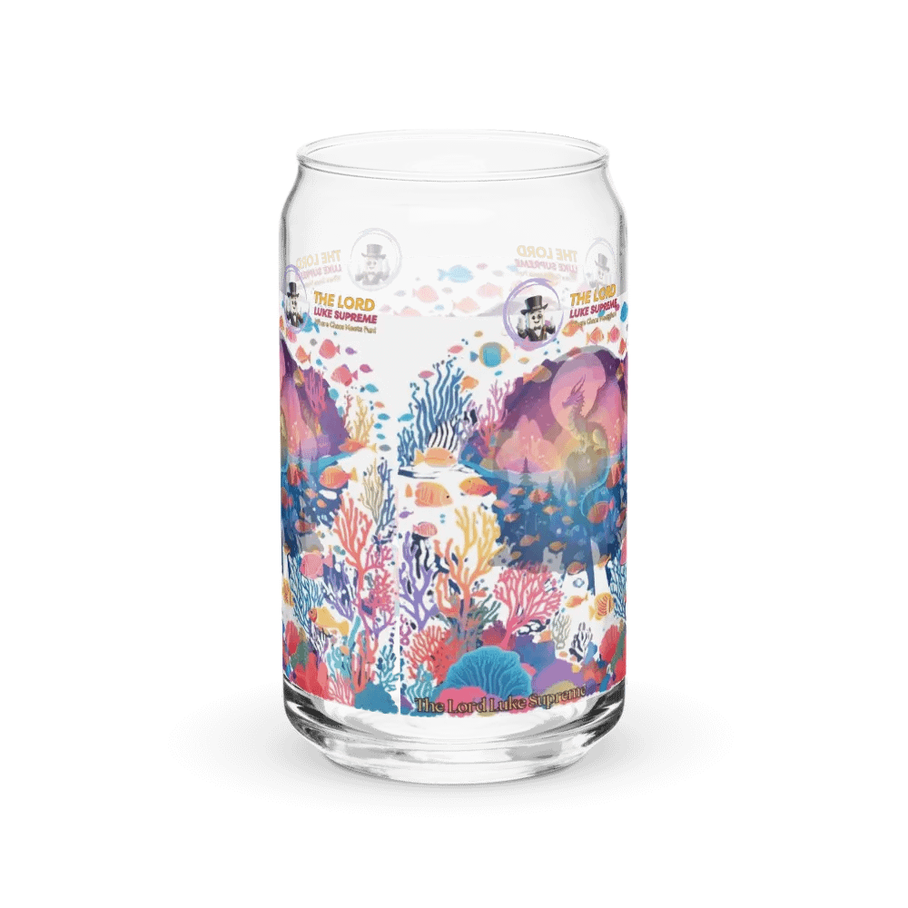 Underwater Wonderland white Can Glass product image (3)