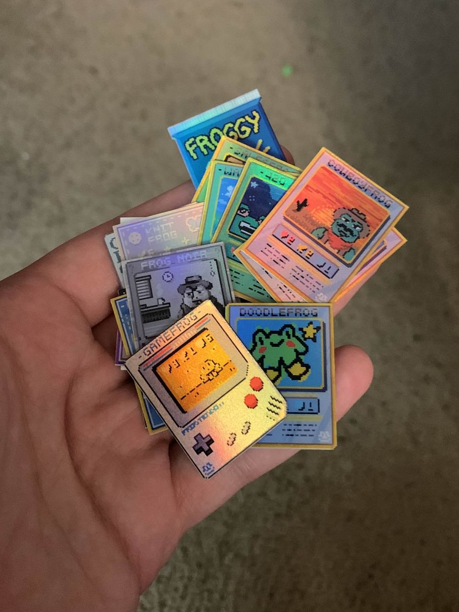 Mini Trading Card Stickers Pack (s1) product image (3)