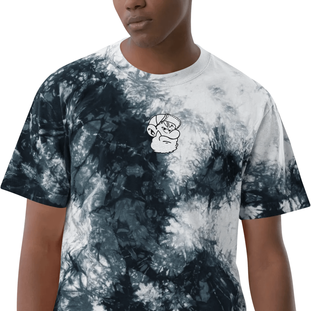 Oversized Tie-Dye T-shirt w/ White Logo product image (10)