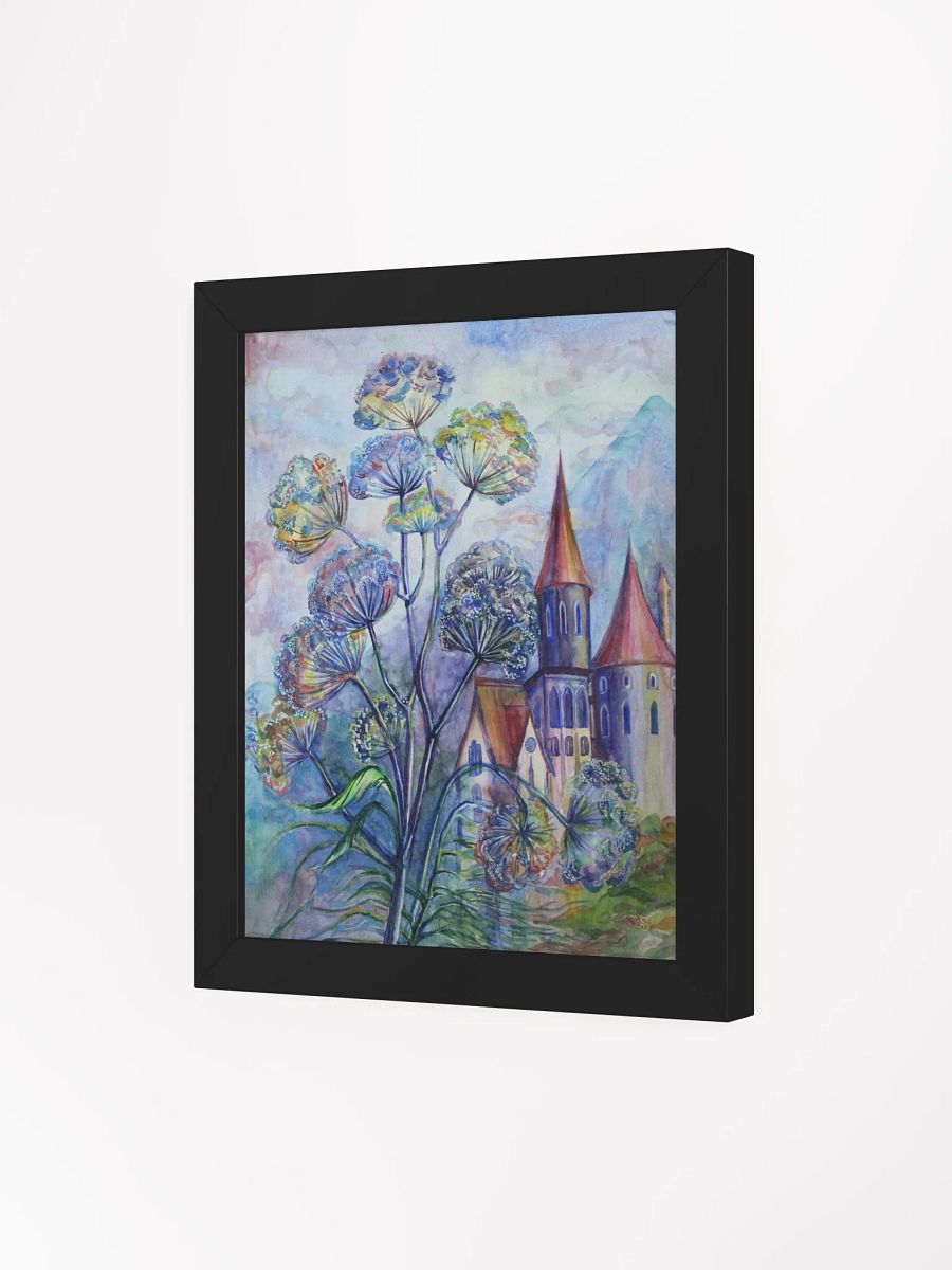 Whimsical Floral Castle Matte Poster - Castle product image (17)