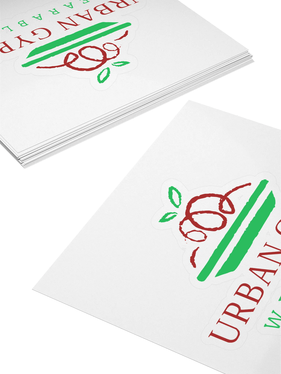Urban Gypsy Apple on Plate Kiss Cut Stickers product image (4)