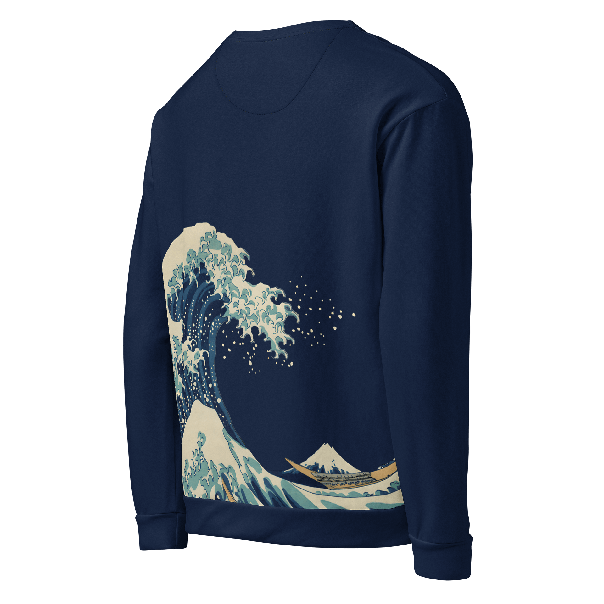 Under the Wave All-Over Print Recycled Unisex Sweatshirt product image (5)