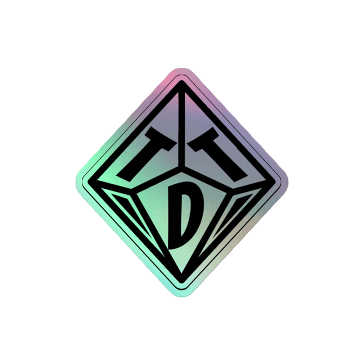 Tabletop Dorks Logo HoloSticker product image (2)