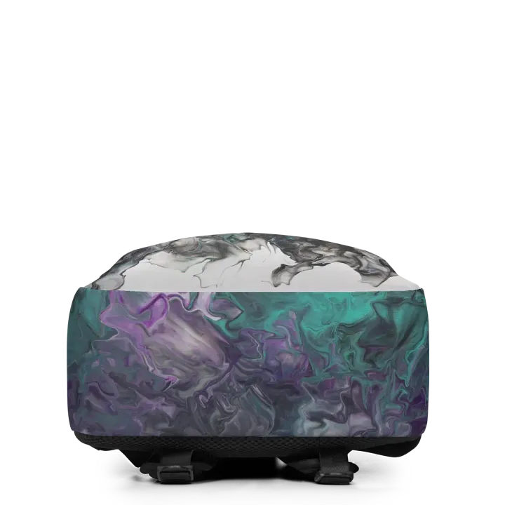 Acrylic Pour Printed Backpack- Original FCCA Design product image (2)