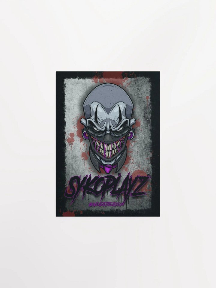 SykoPlayz Purple Bloody Poster product image (3)