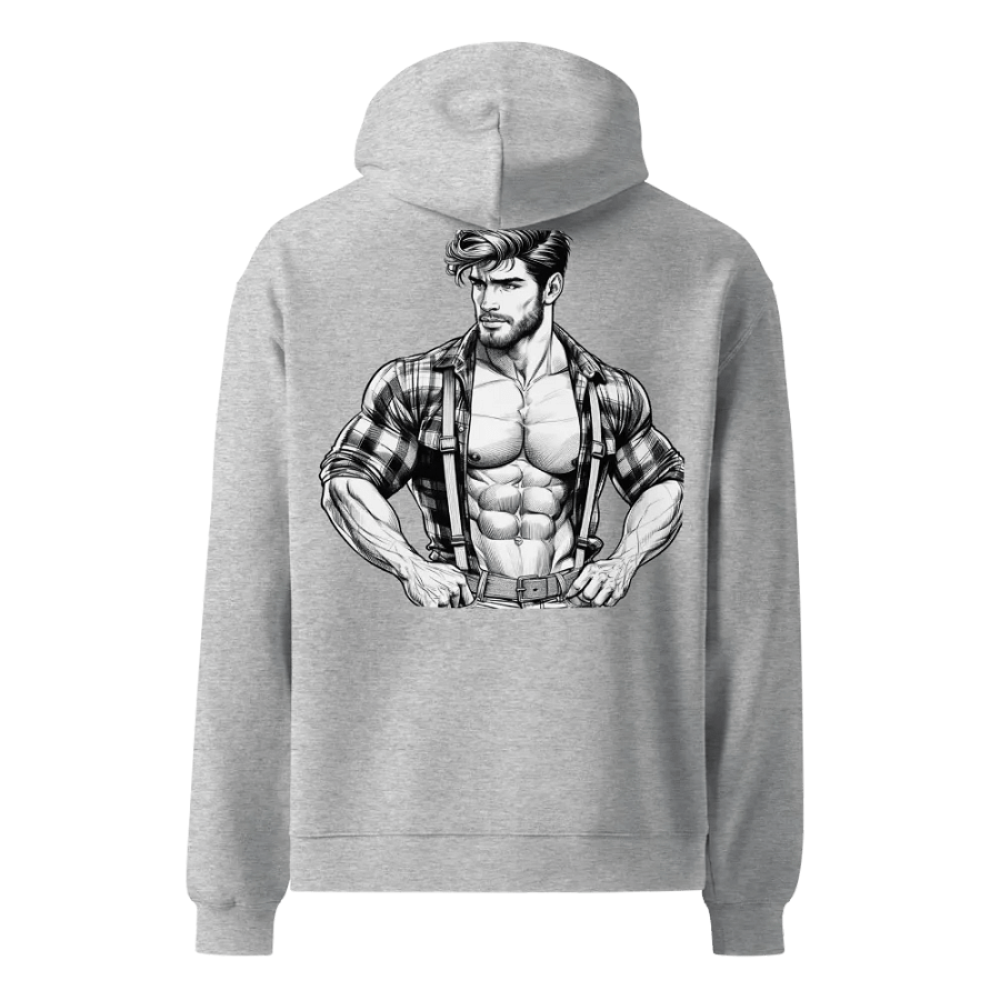 Gay Lumberjack Muscle Hunk LGBTQ Gay Pride Color-In Graphic Design product image (3)