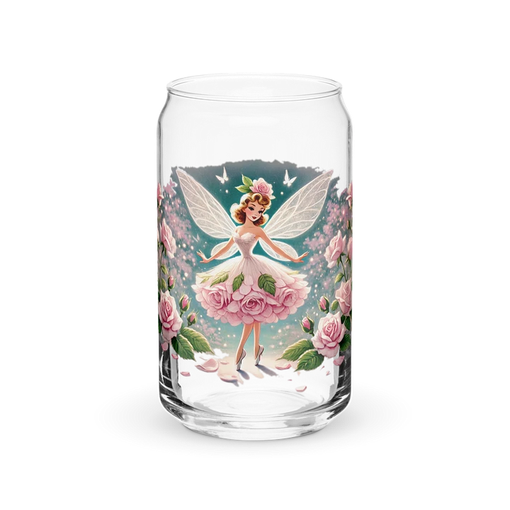 Pink Rose Fairy Can-Shaped Glass product image (2)