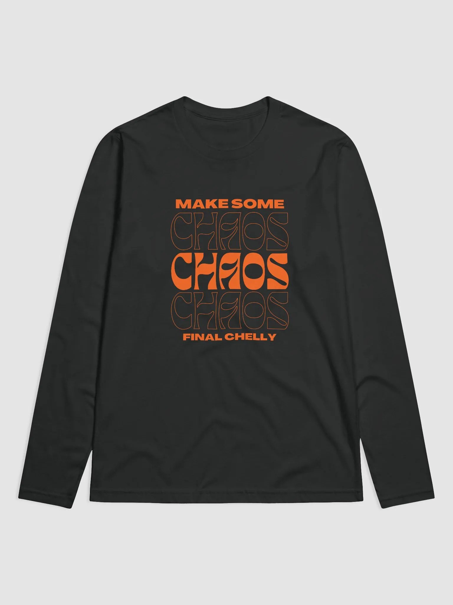 Make Some Chaos Premium Fitted Printed Long Sleeve product image (1)