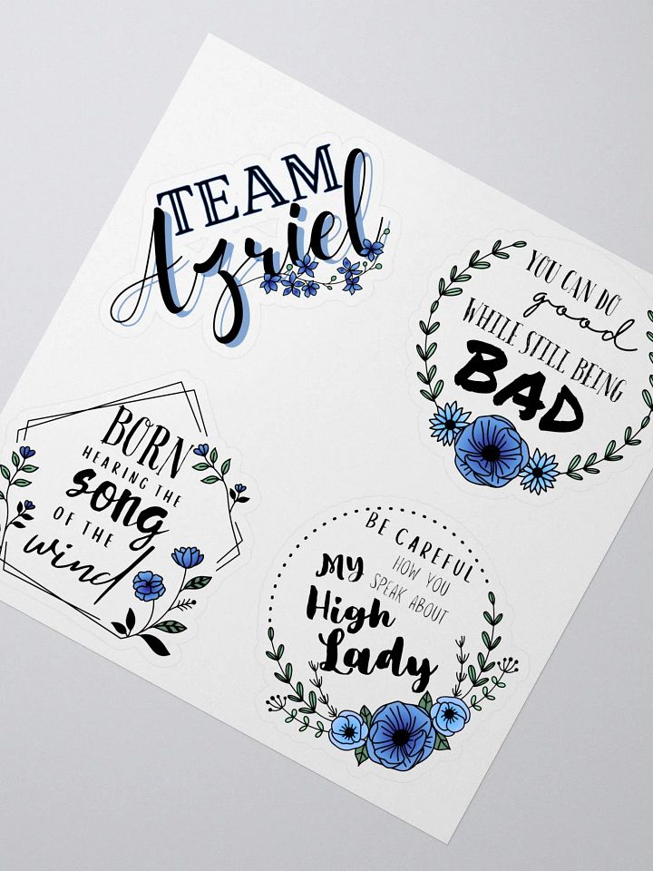 Team Azriel Sticker Bundle product image (2)