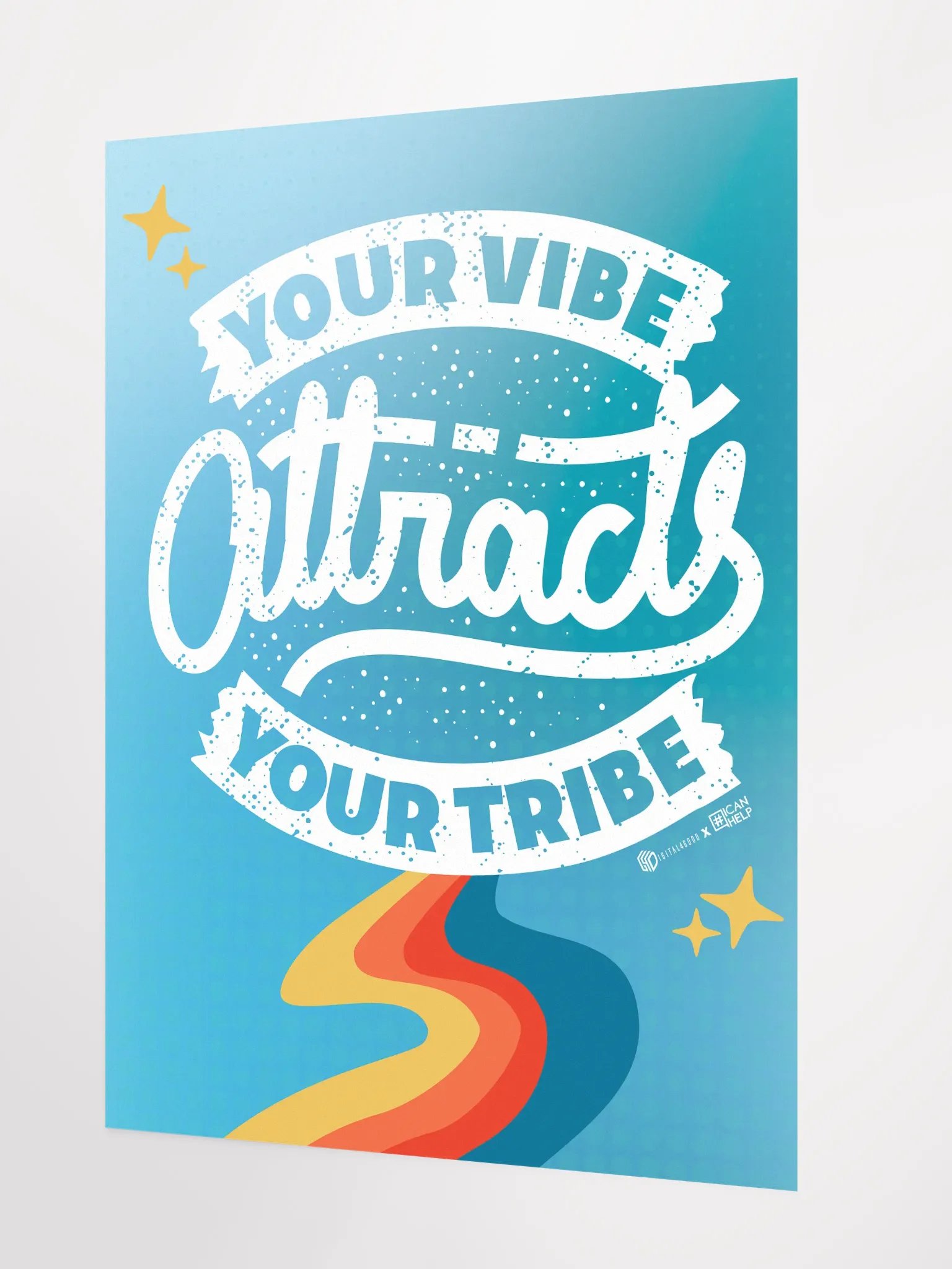 Your Vibe Attracts Your Tribe Poster product image (2)