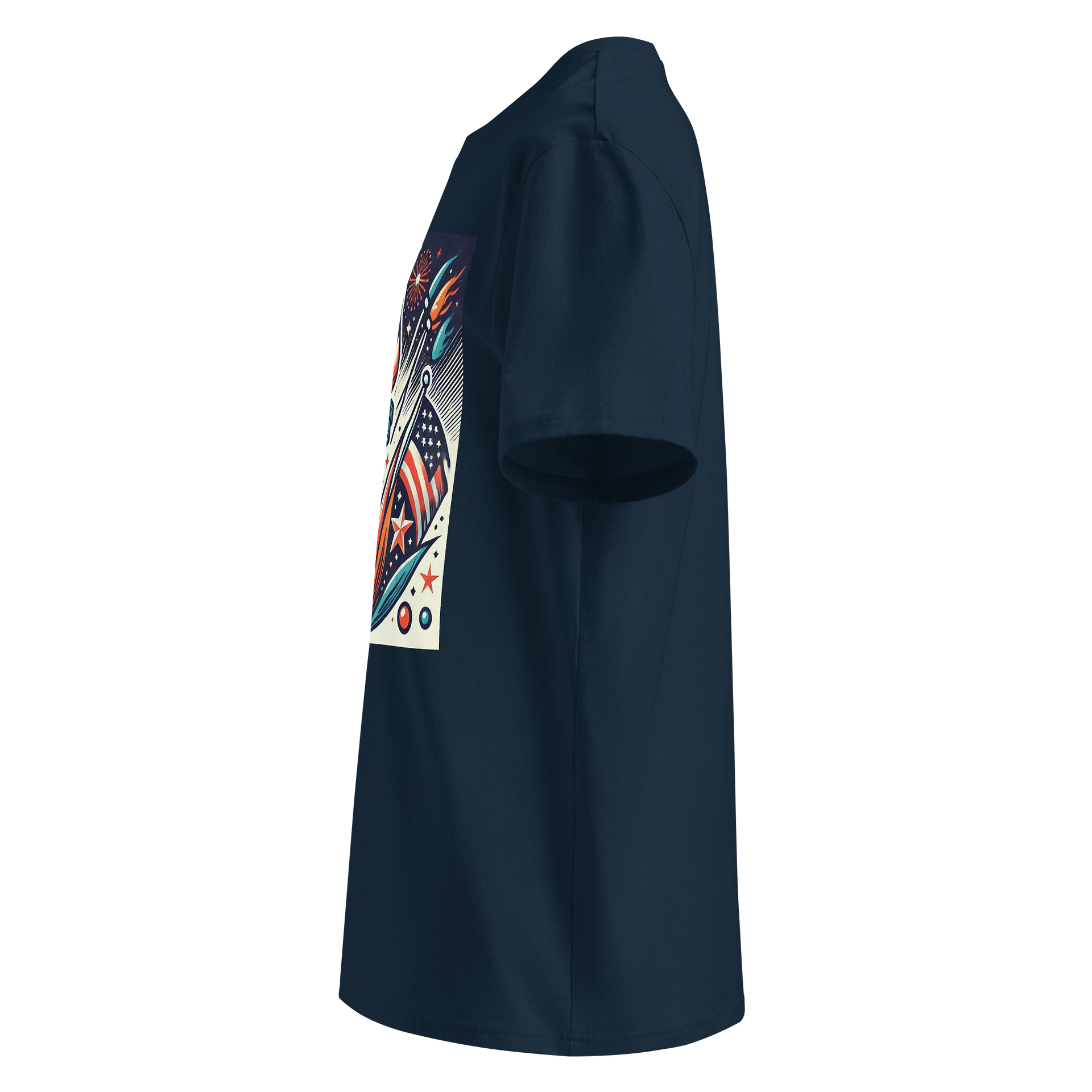 Torch of Freedom Unisex Organic T-Shirt product image (3)