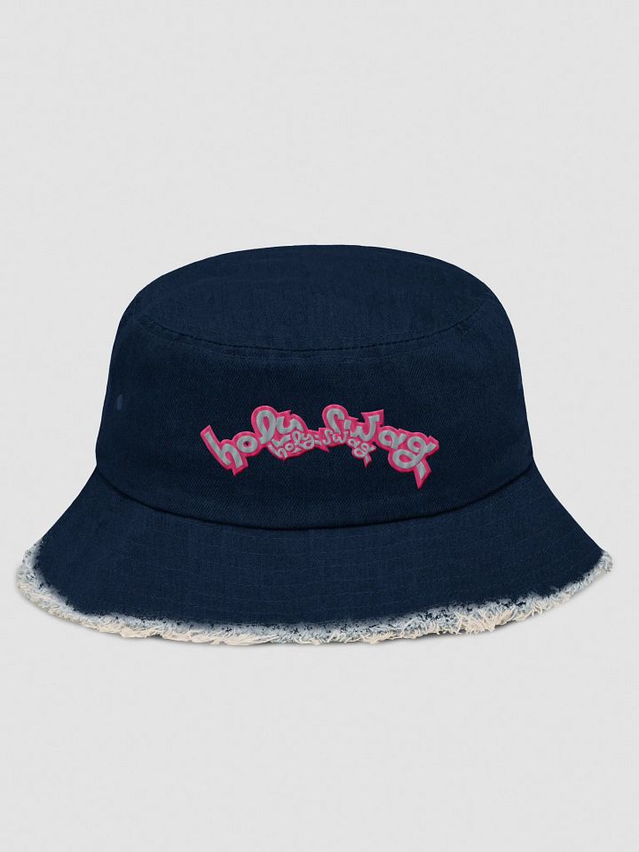 Holy Swag Distressed Denim Bucket Hat product image (1)