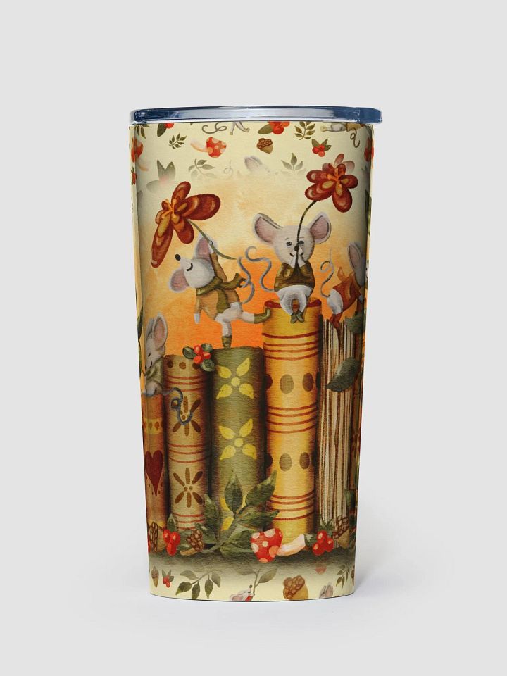 Book Mice, Tumbler with Illustration Spot product image (1)