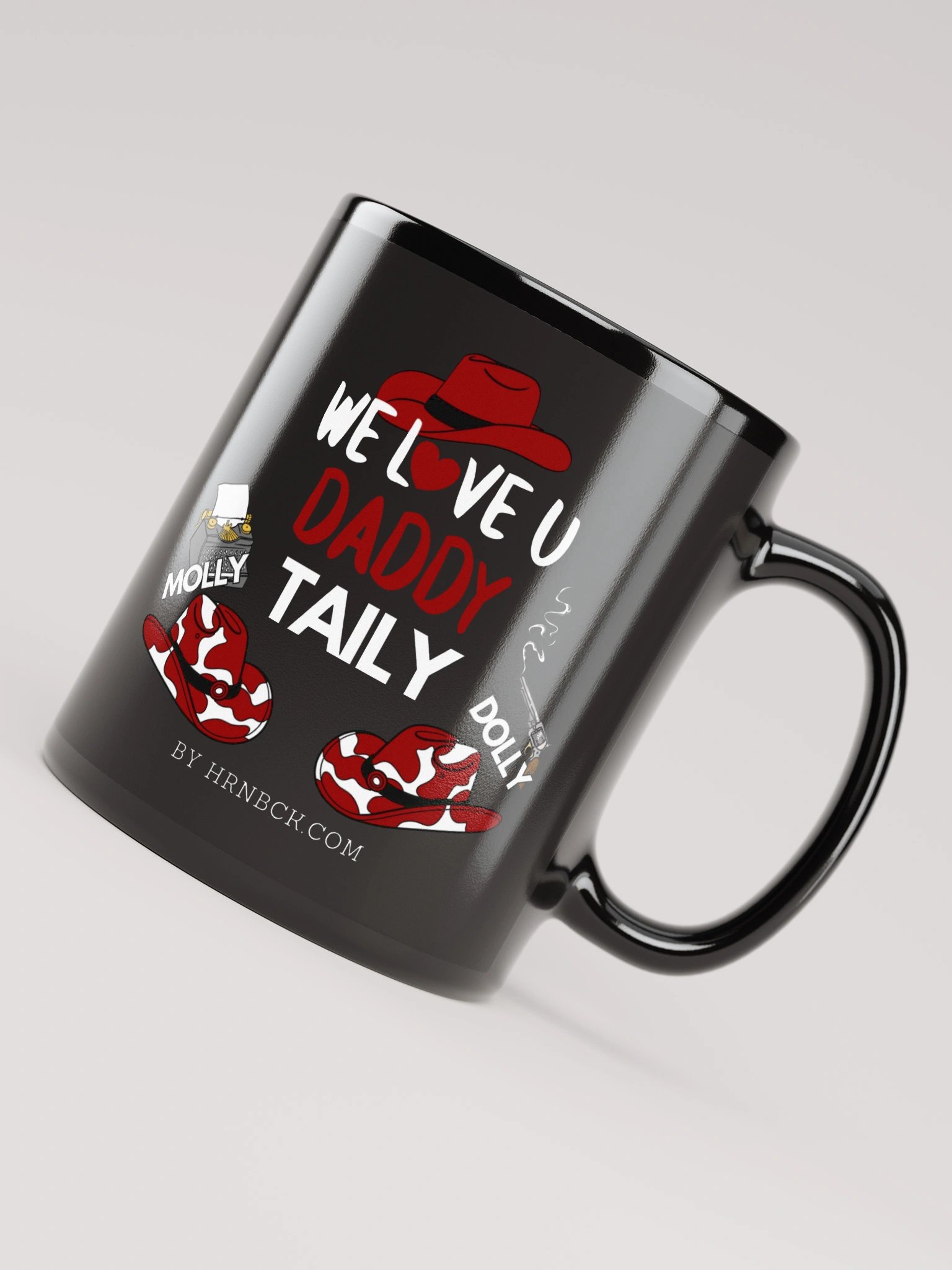 HRNBCK MUG – Daddy Taily Black Edition product image (8)