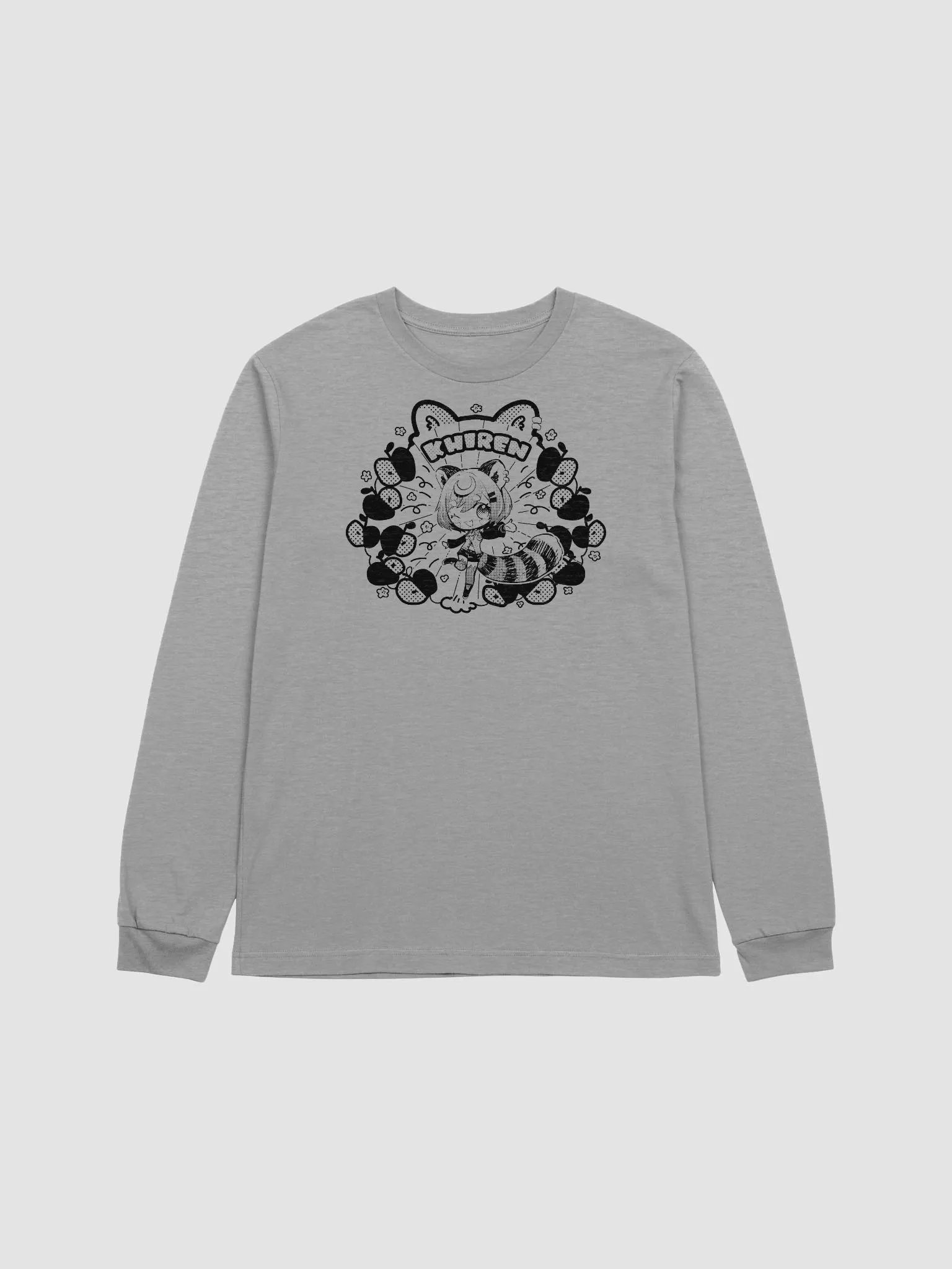 Khiren - Apple Bonanza Black/White - Long Sleeve T-Shirt product image (1)
