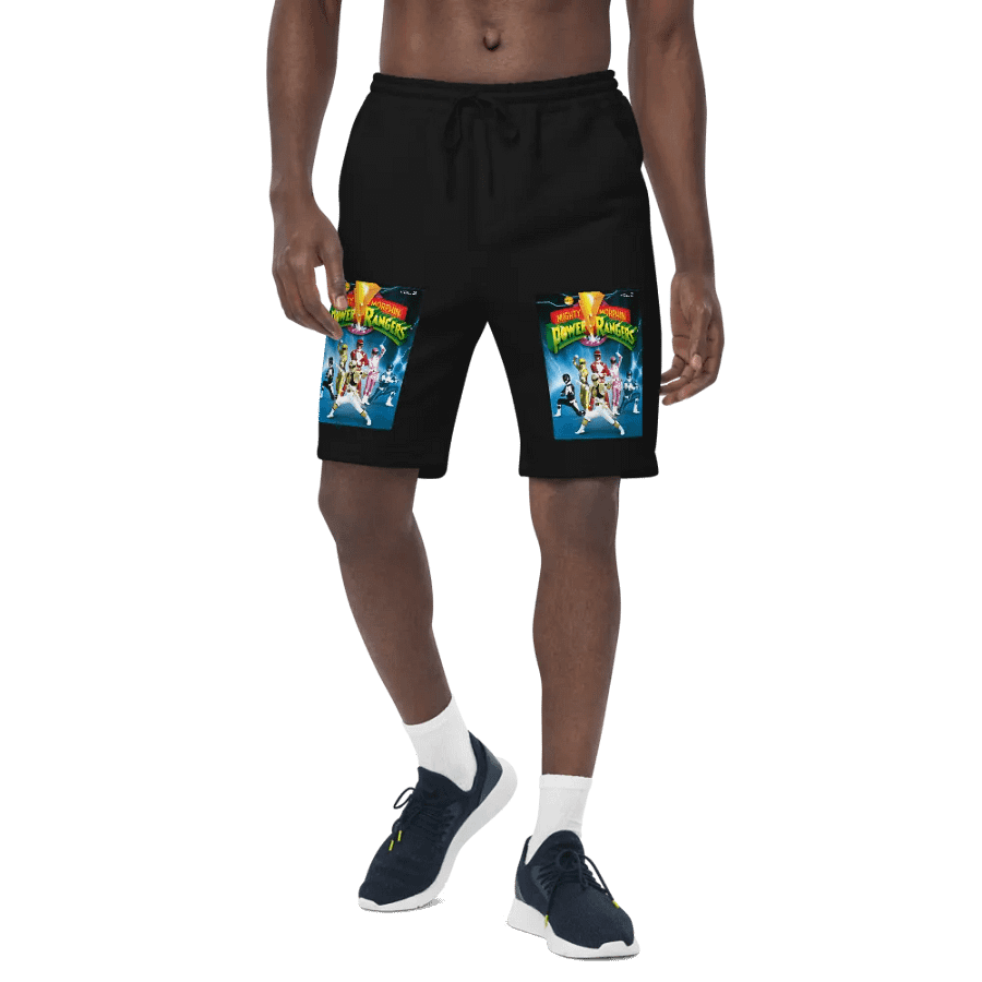 Mighty Morphin Power Rangers Action Fleece Shorts product image (7)