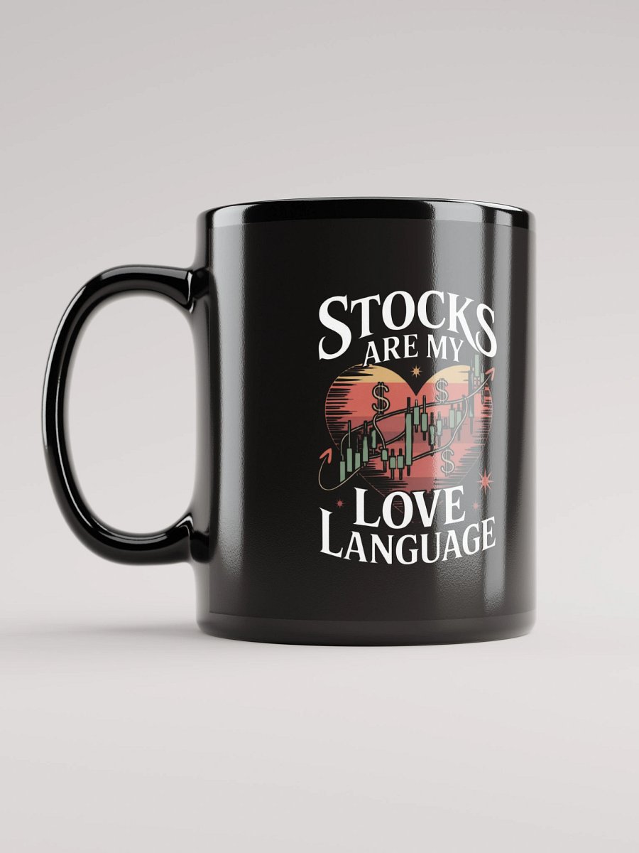 Stocks in Love Black Glossy Mug product image (6)
