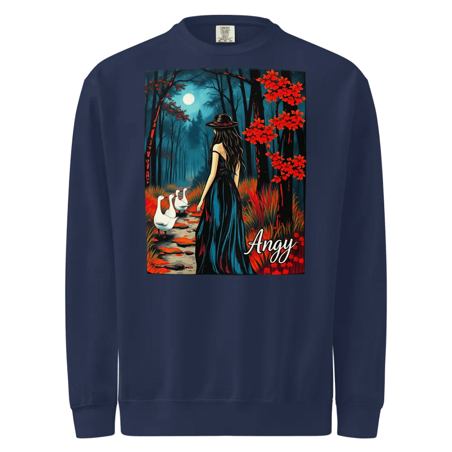 Moonlit Stroll Forest Sweatshirt product image (1)
