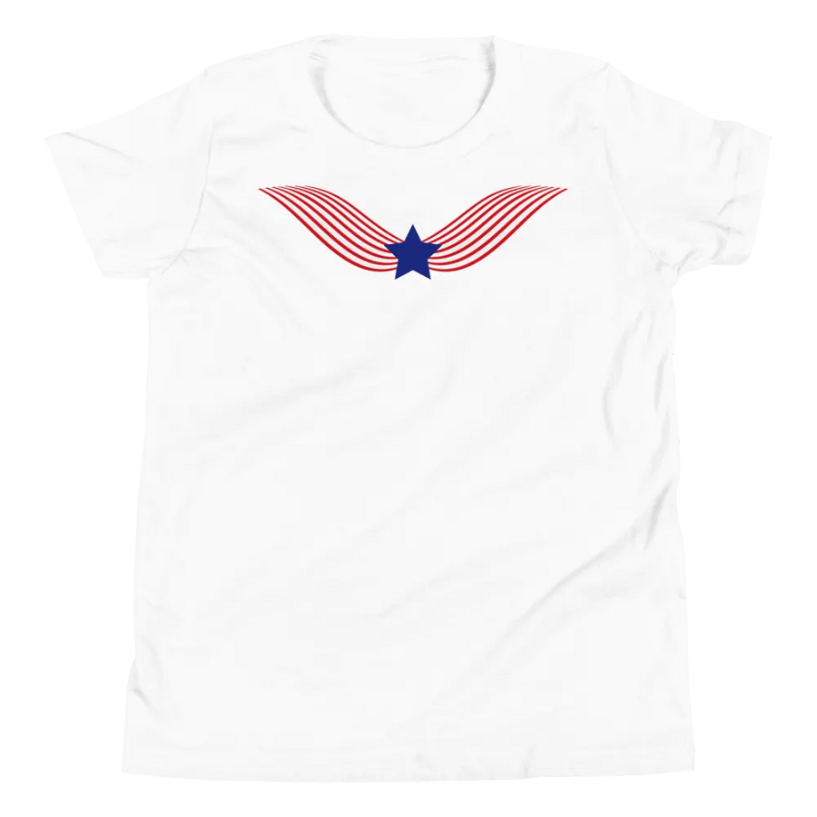 Stars and Stripes Angel Wings Youth Tee product image (4)