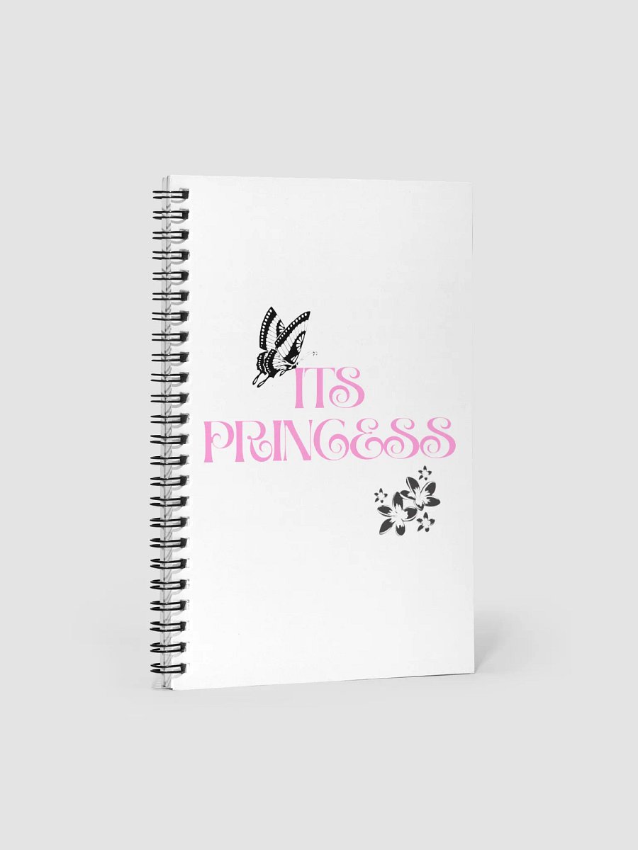 Floral Princess Spiral Notebook product image (1)