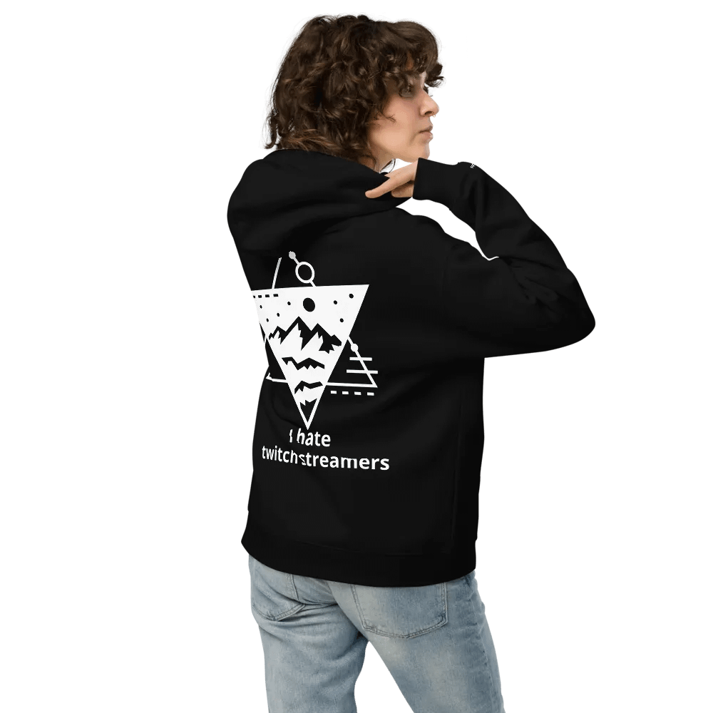 I hate twitch streamers mountain hoodie product image (6)