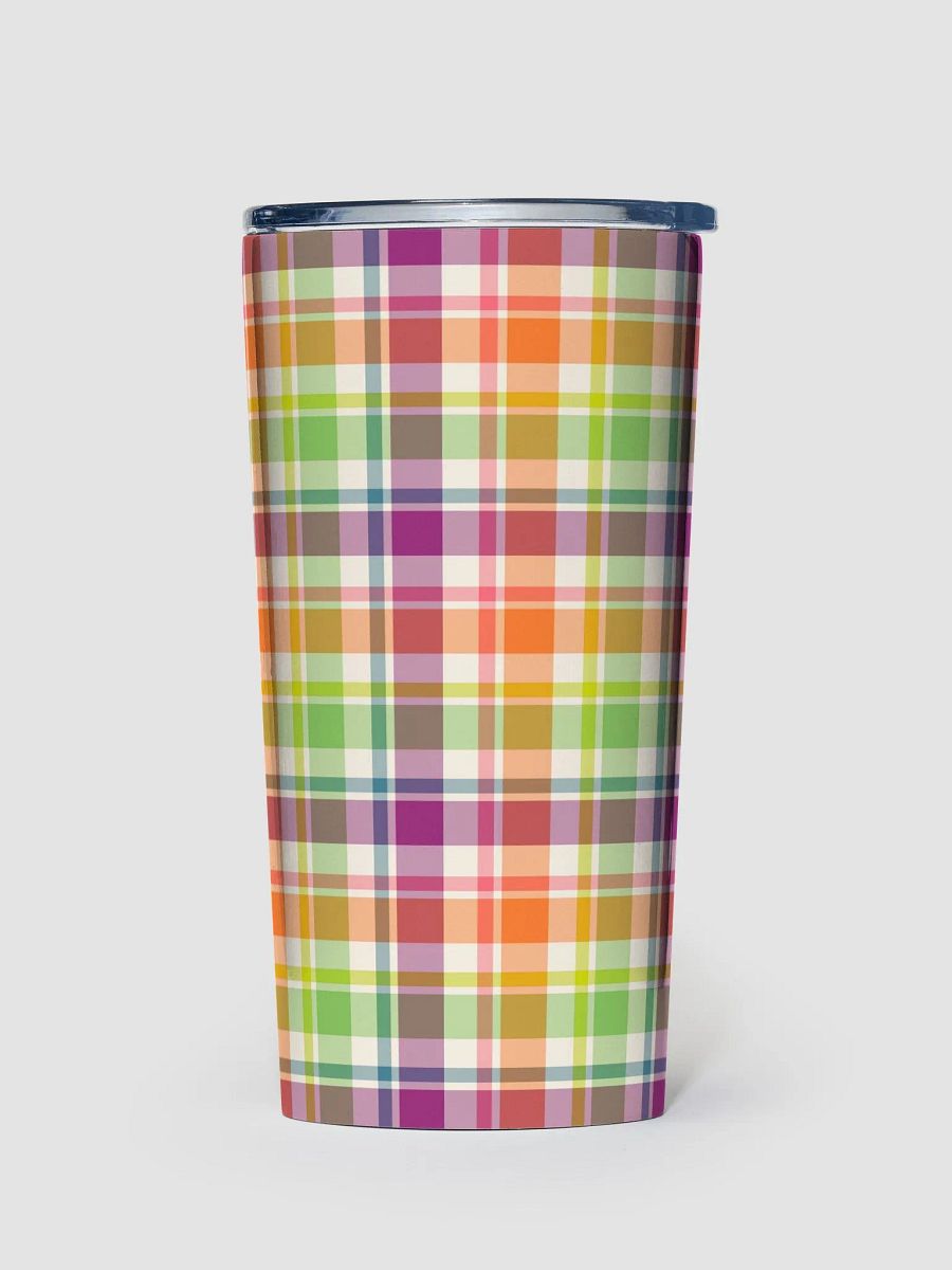 Purple, Orange, and Lime Green Travel Tumbler product image (2)