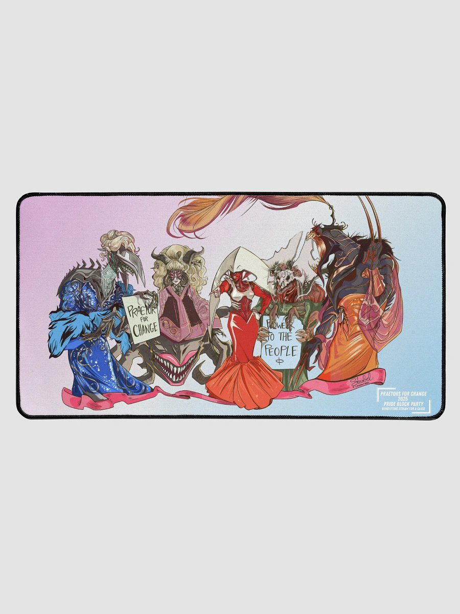 Praetor Pride Playmat/Deskmat -- Trans Flag product image (1)