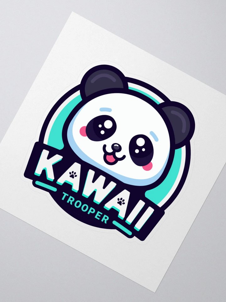 KawaiiTrooper Logo Sticker product image (5)