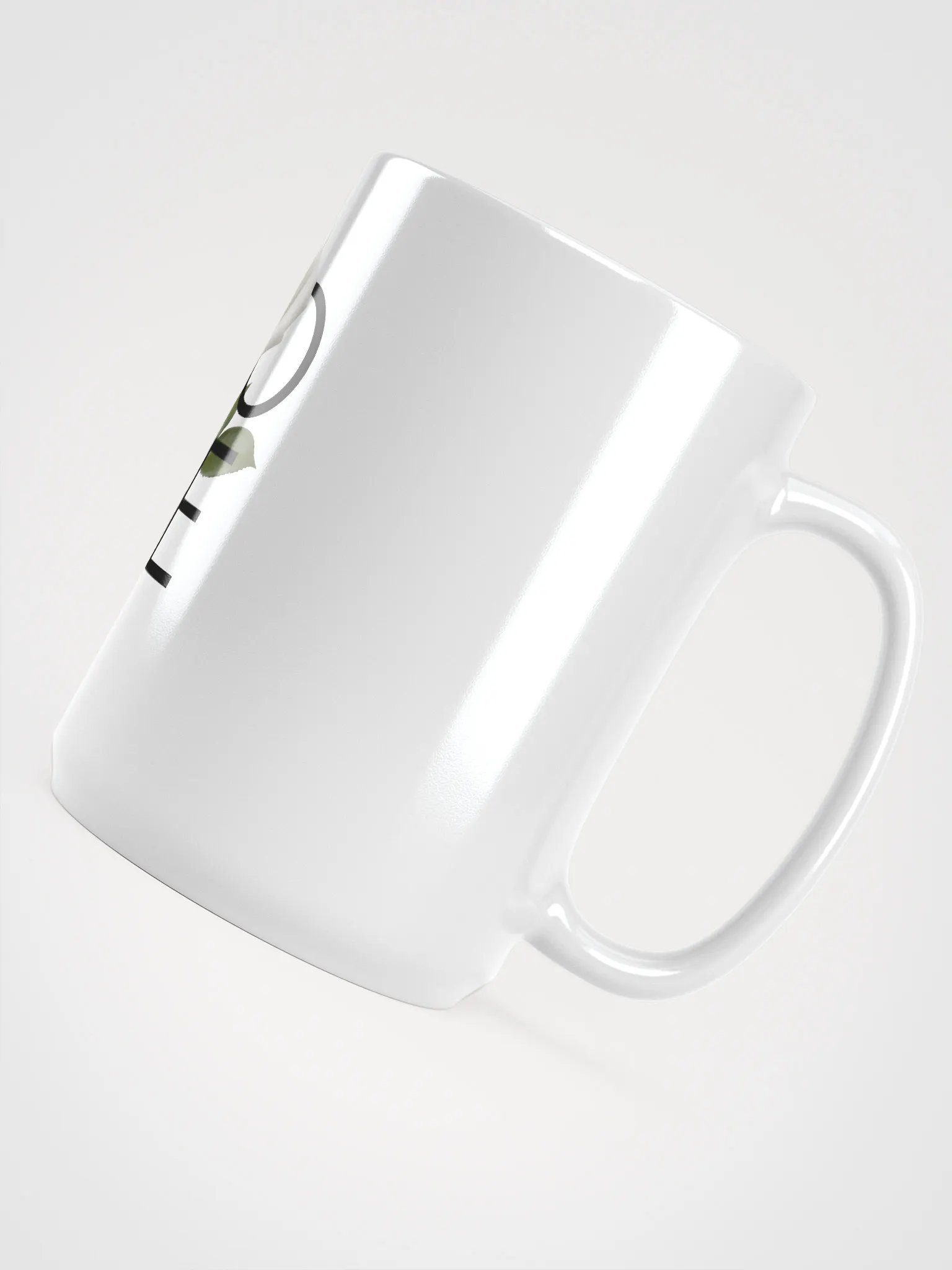 'Love' White Rose White Glossy Mug product image (5)