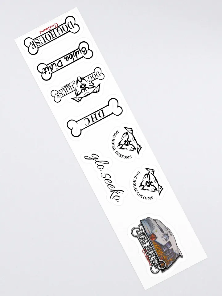 Dog House Customs Vinyl Kiss Cut Stickersheet product image (2)