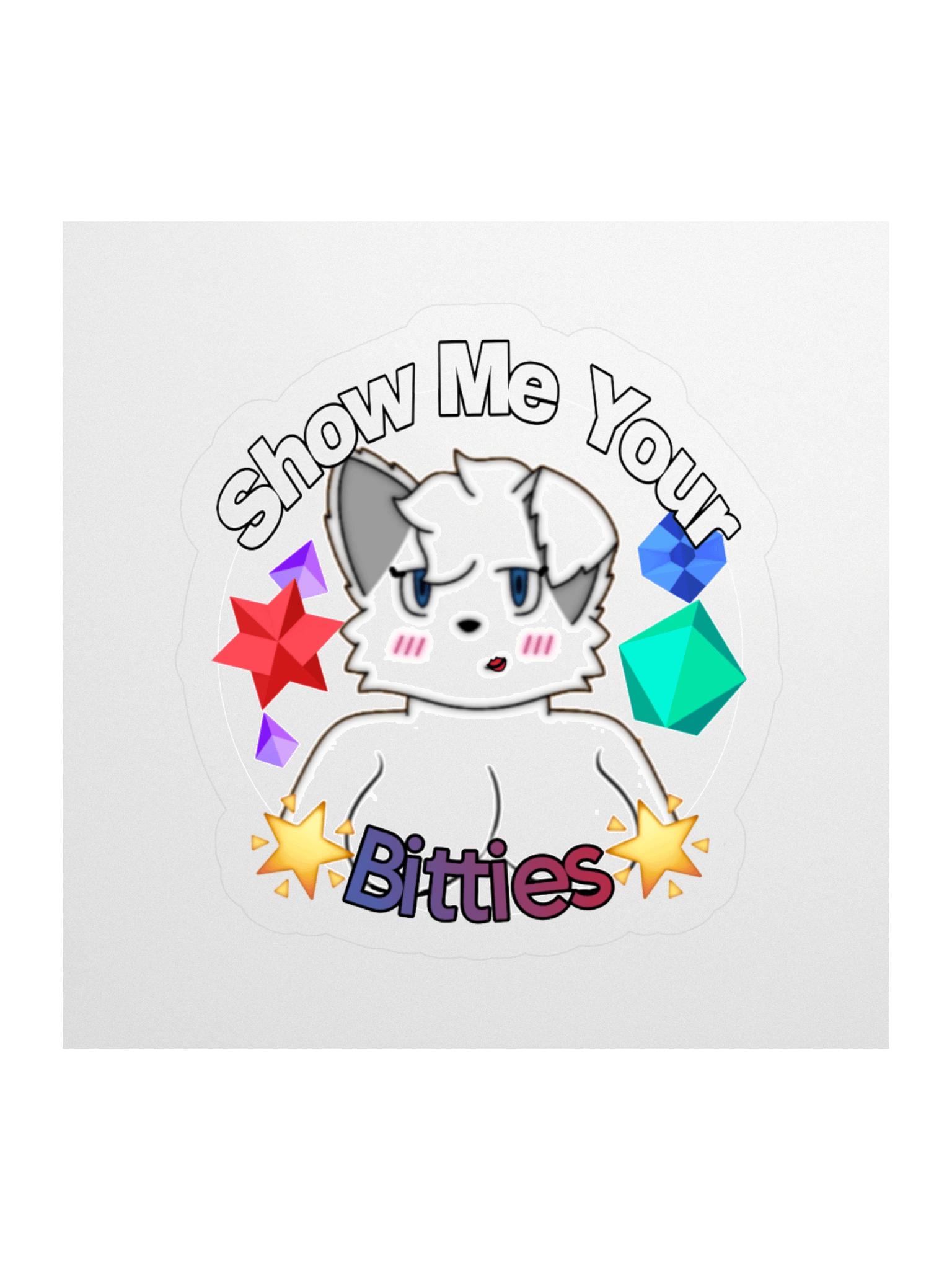 Show Me Your Bitties Sticker product image (3)