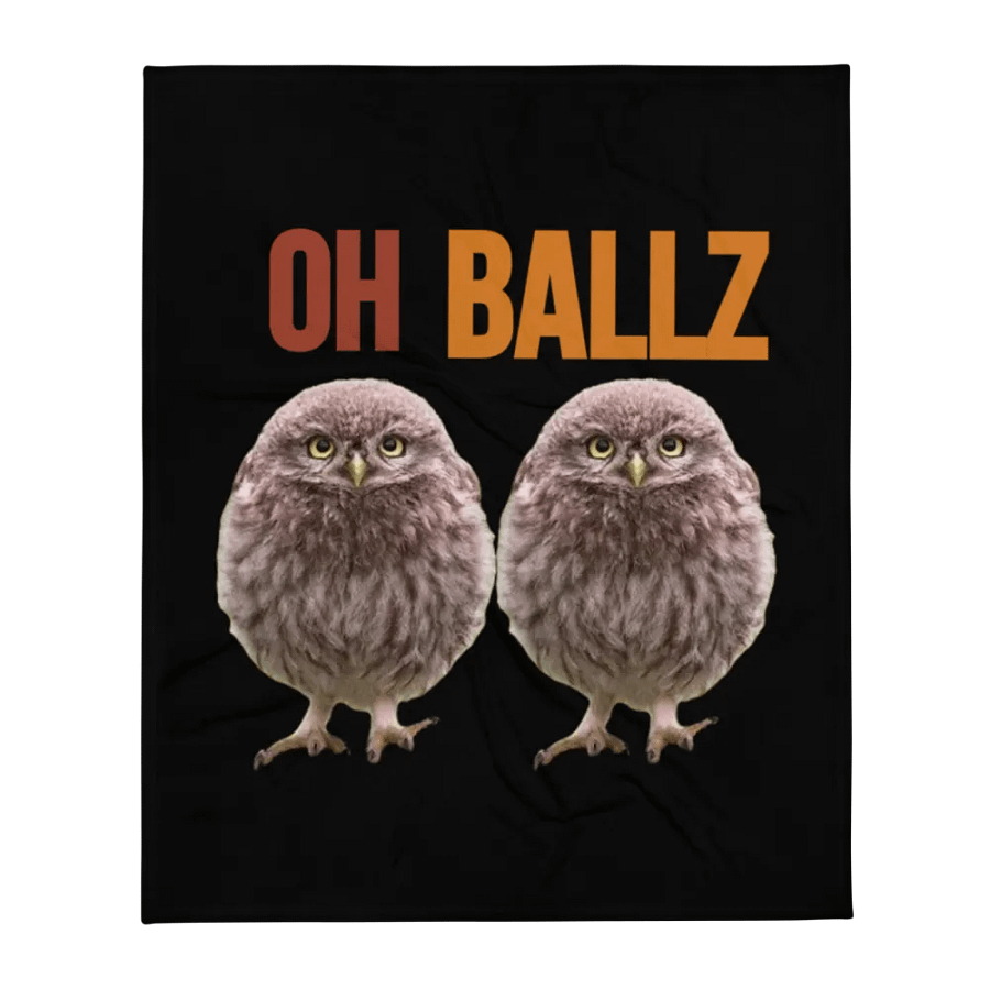 Oh Ballz Blanket - Black product image (2)