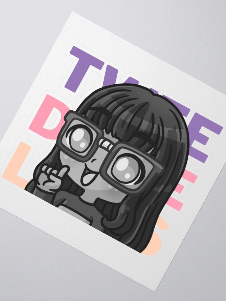 TweedleLiras Typography Sticker product image (2)