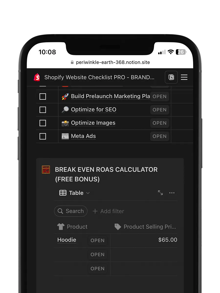 Shopify Website Checklist PRO (MEMBERS ONLY) product image (4)