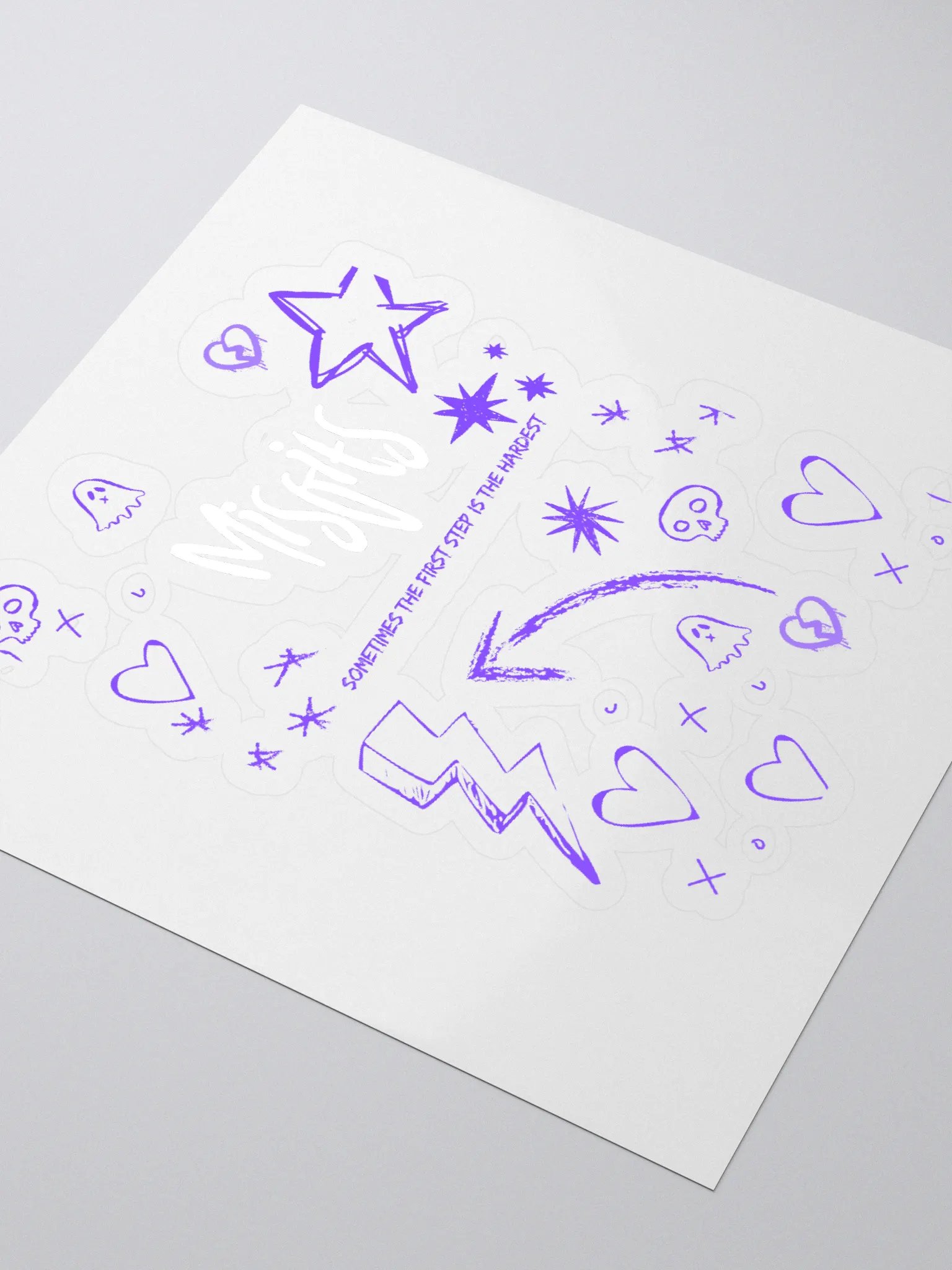 Misfits - Graphich Transparent Sticker product image (3)
