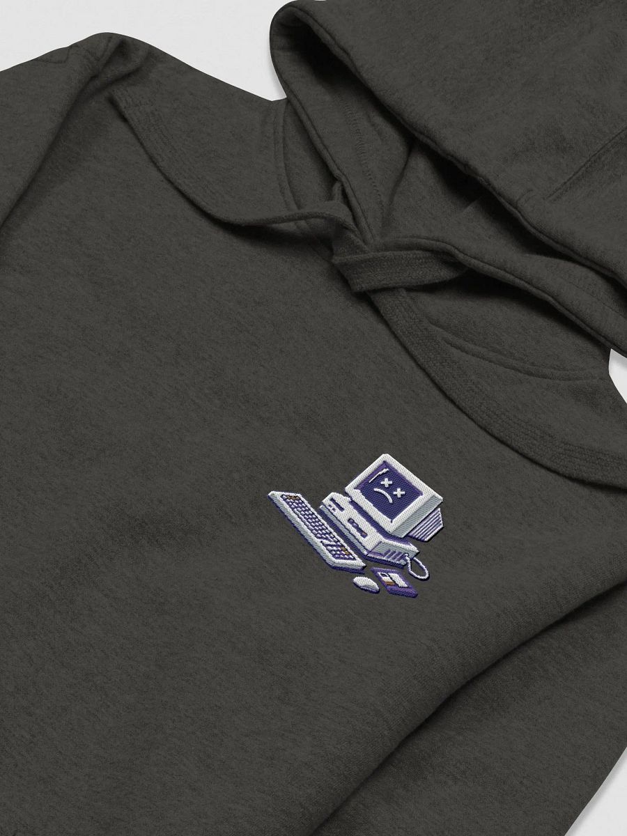 Sad Computer Embroidered Hoodie product image (1)