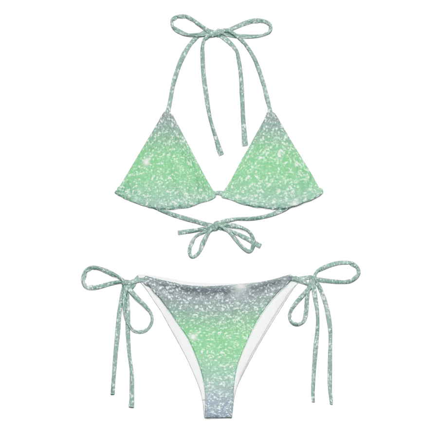 Glitter Unicorn Texture Design String Bikini (3) product image (1)